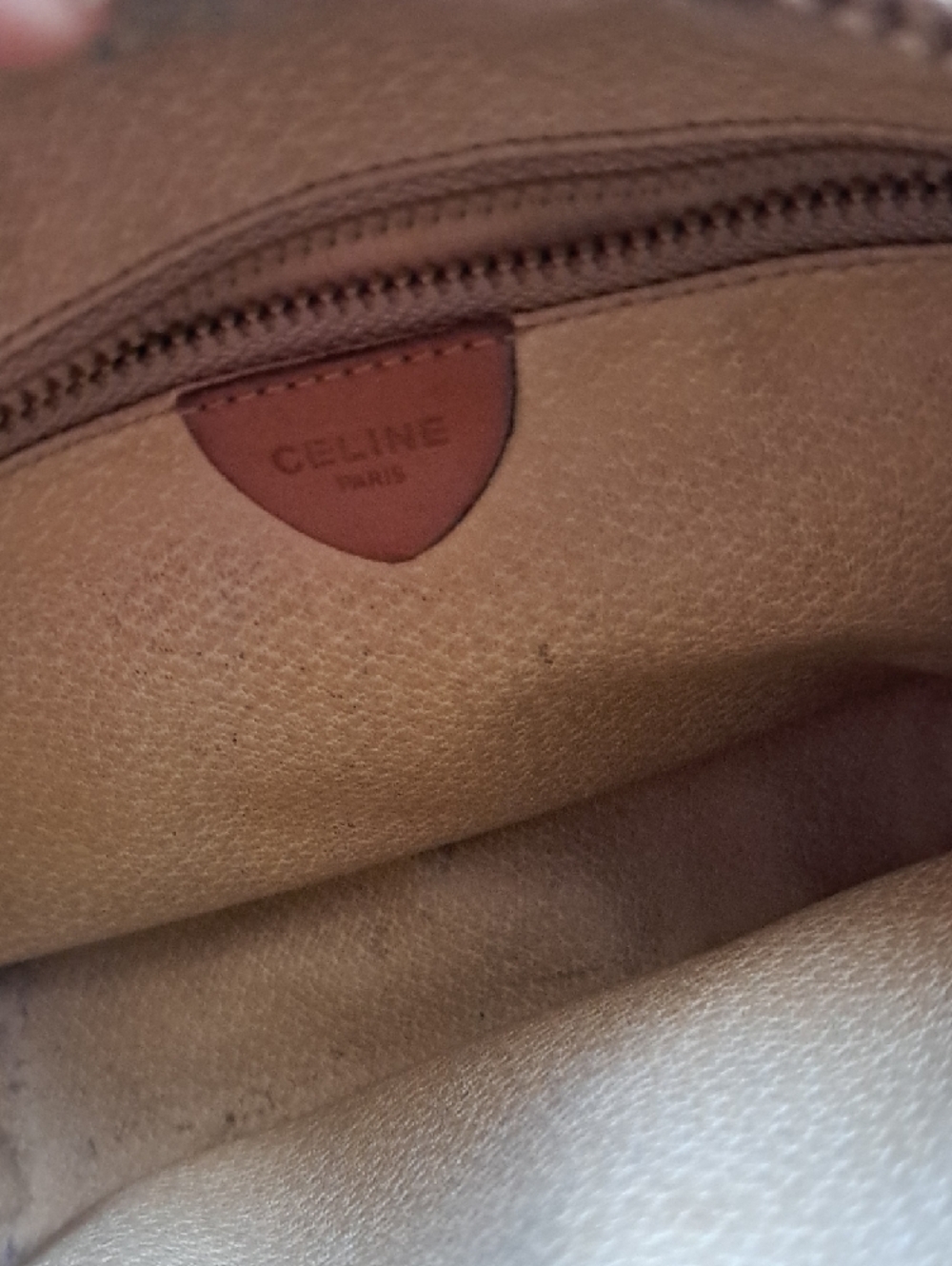 Vintage Celine Beige and Brown Crossbody Bag - Picture 8 of 12